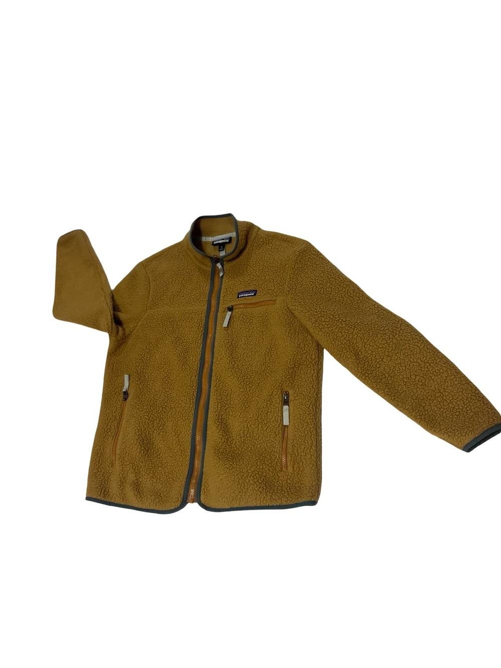 Patagonia Retro Pile Full Zip Fleece Coat Jacket Nest Brown Sz M Fall Gorpcore C